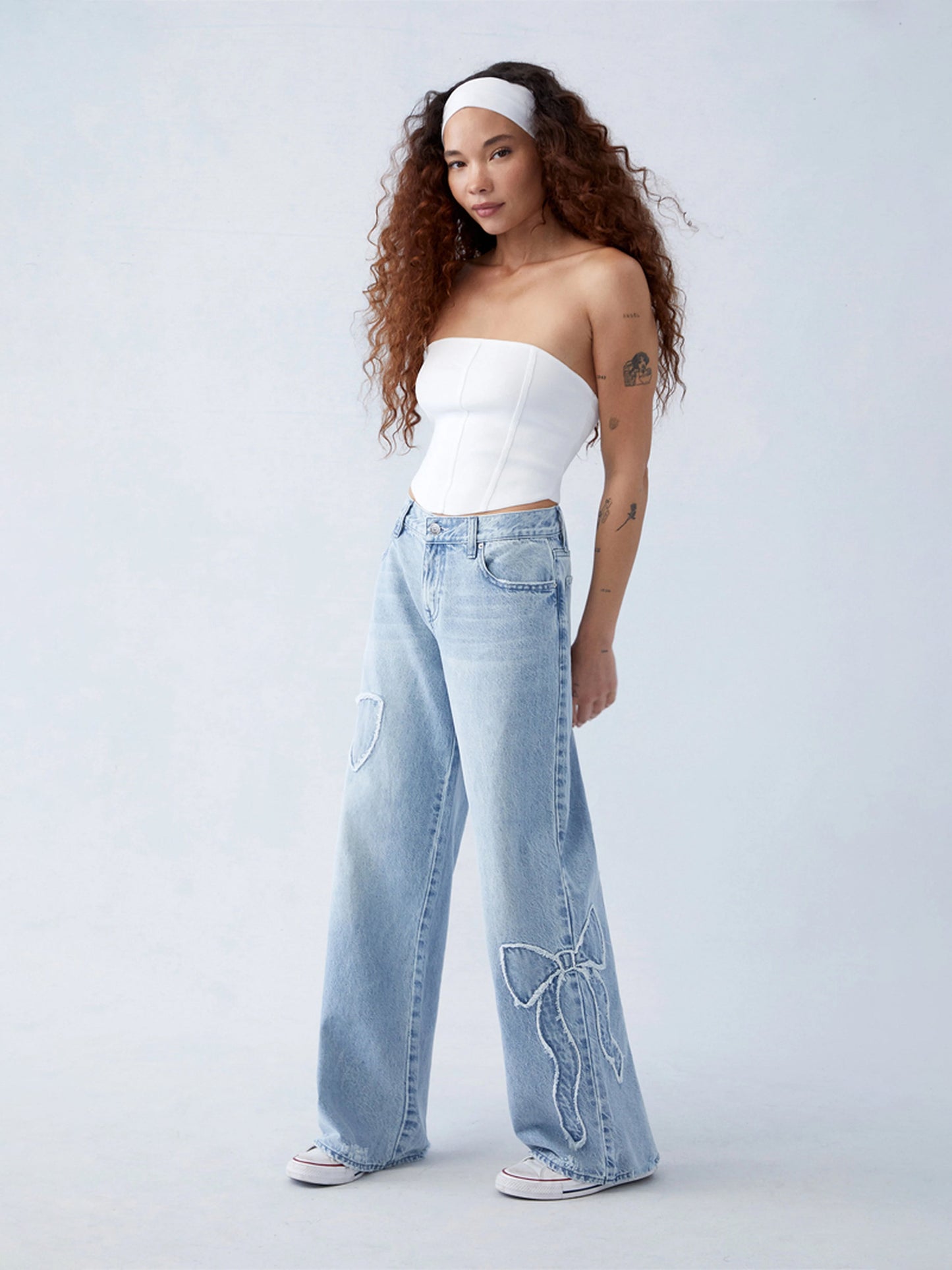 SANDIG | BAGGY BOW JEANS