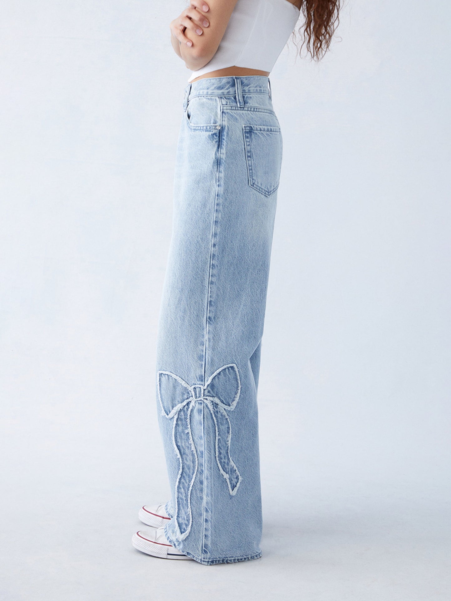 SANDIG | BAGGY BOW JEANS