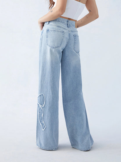 SANDIG | BAGGY BOW JEANS