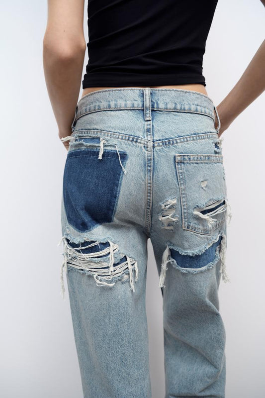 Zara™ | Viral Ripped Baggy Jeans