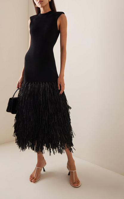 Raffia Dress - Rushes