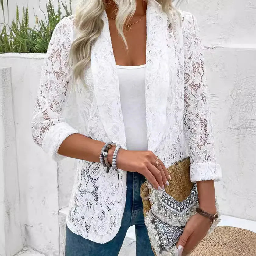 Ivy - Elegant Lace Blazer