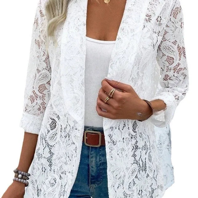 Ivy - Elegant Lace Blazer